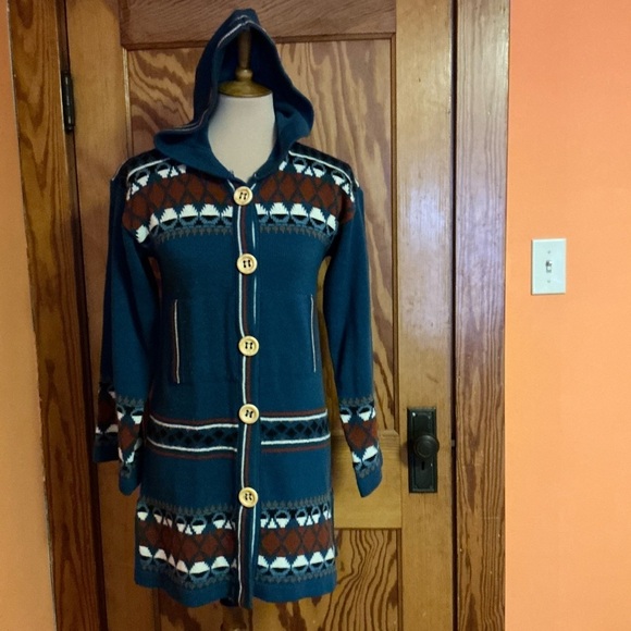 Vintage 70s OOAK. Bell sleeve Shacket - Picture 7 of 11